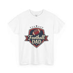 Retro Badge Style: The Vintage Football Dad Shield Tee