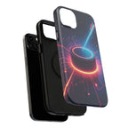 Neon Laser Hockey Puck Impact-Resistant Phone Case - Magnolia Wild SC