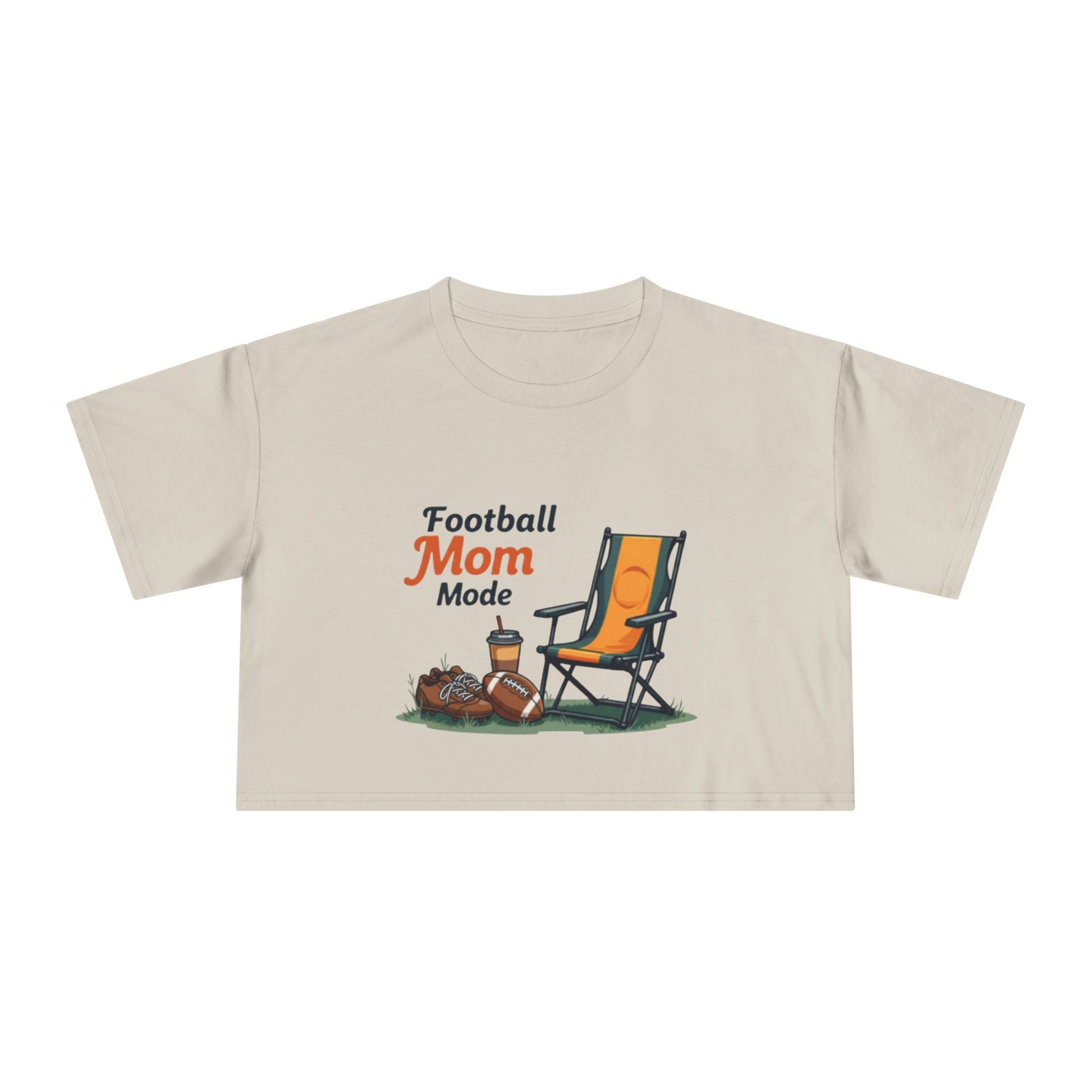 Football Mom Mode Crop Tee - Magnolia Wild SC