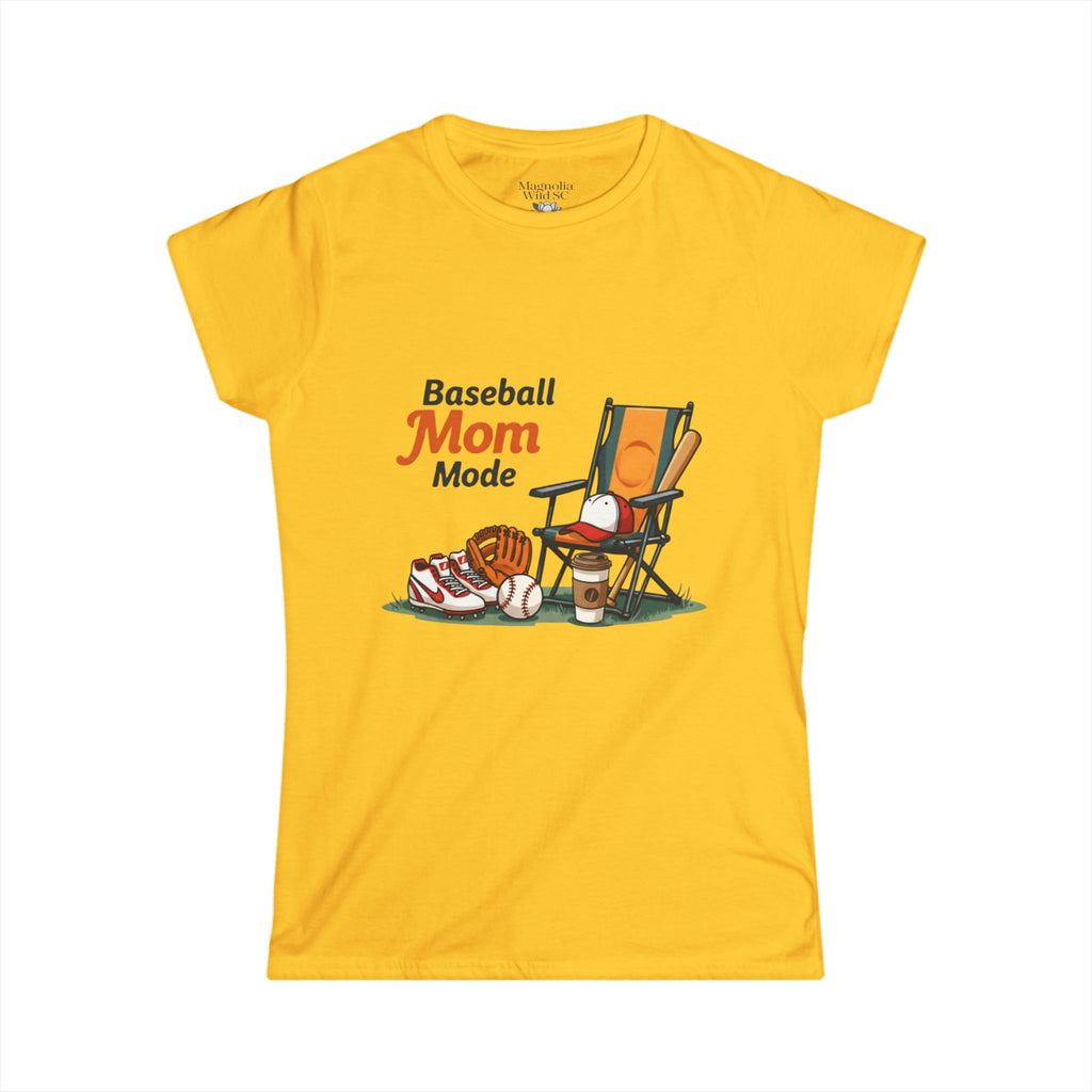 Baseball Mom Mode Tee - Magnolia Wild SC