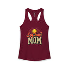Softball Mom Racerback Tank – Personalized Name & Number Option - Magnolia Wild SC