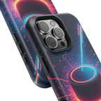 Neon Laser Hockey Puck Impact-Resistant Phone Case - Magnolia Wild SC