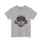 Retro Badge Style: The Vintage Cycling Dad Shield Tee - Magnolia Wild SC