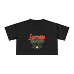 Lacrosse Mama Crop Tee | Retro Lacrosse Graphic, Mom Sports Top - Magnolia Wild SC