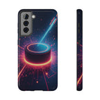 Neon Laser Hockey Puck Impact-Resistant Phone Case - Magnolia Wild SC