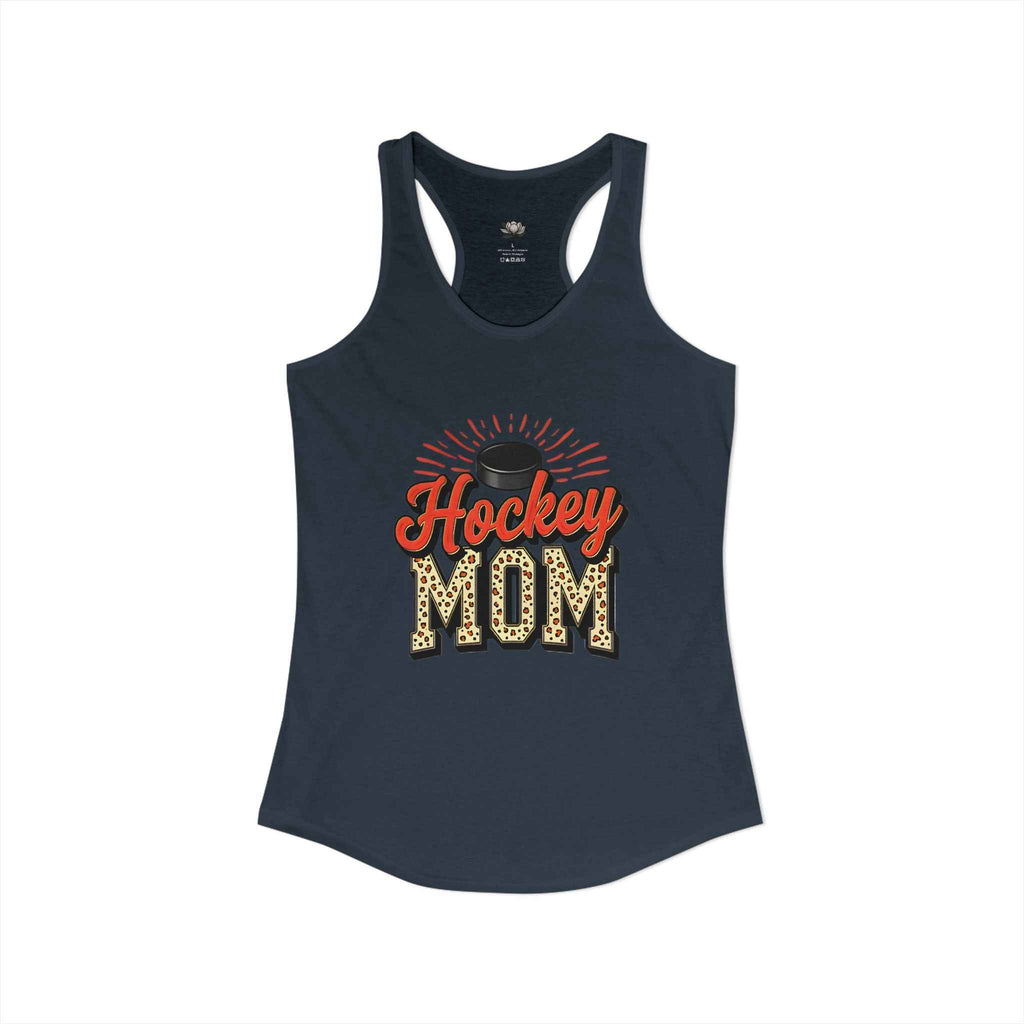 Hockey Mom Racerback Tank – Personalized Name & Number Option