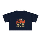 Football Mom Cheetah Print Crop Tee - Magnolia Wild SC