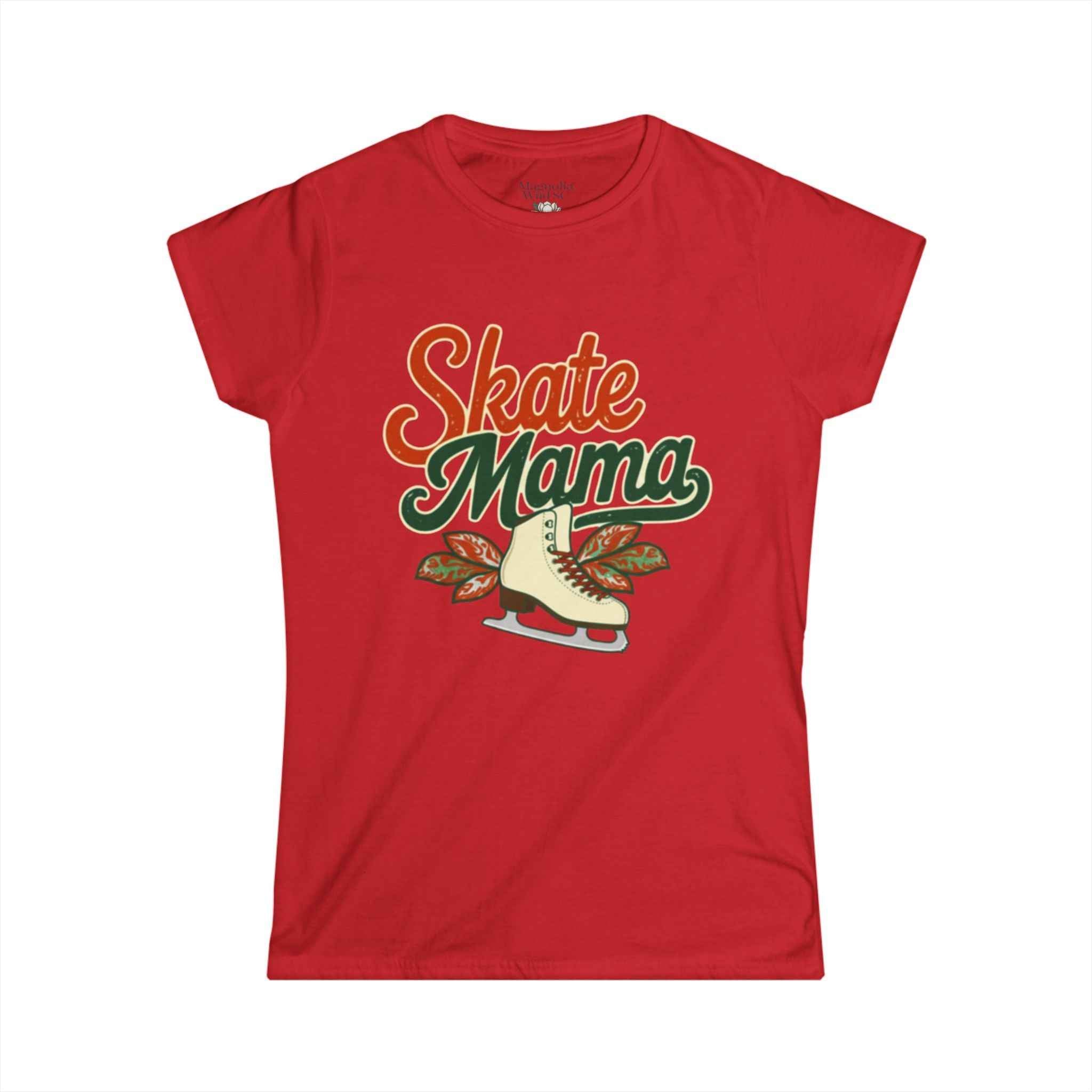 Retro Figure Skating Mama Tee
