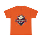 Retro Badge Style: The Vintage Cross Country Dad Shield Tee - Magnolia Wild SC