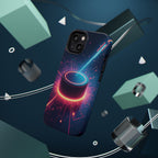 Neon Laser Hockey Puck Impact-Resistant Phone Case - Magnolia Wild SC