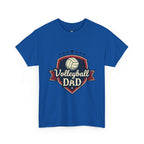 Retro Badge Style: The Vintage Volleyball Dad Shield Tee - Magnolia Wild SC