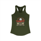 Volleyball Mom Racerback Tank – Personalized Name & Number Option | Lightweight Women’s Volleyball Tank Top - Magnolia Wild SC