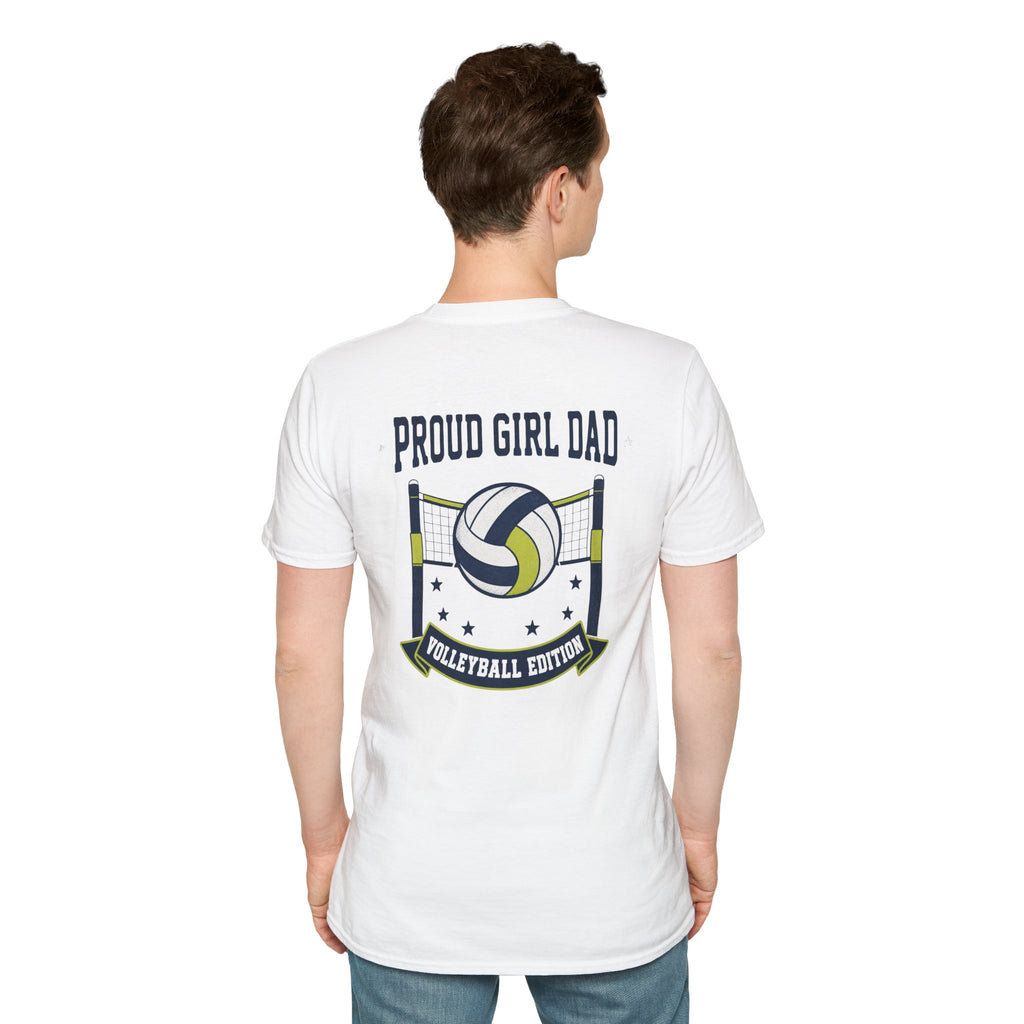 Proud Girl Dad Volleyball T-Shirt - Perfect Gift for Volleyball Dads - Magnolia Wild SC