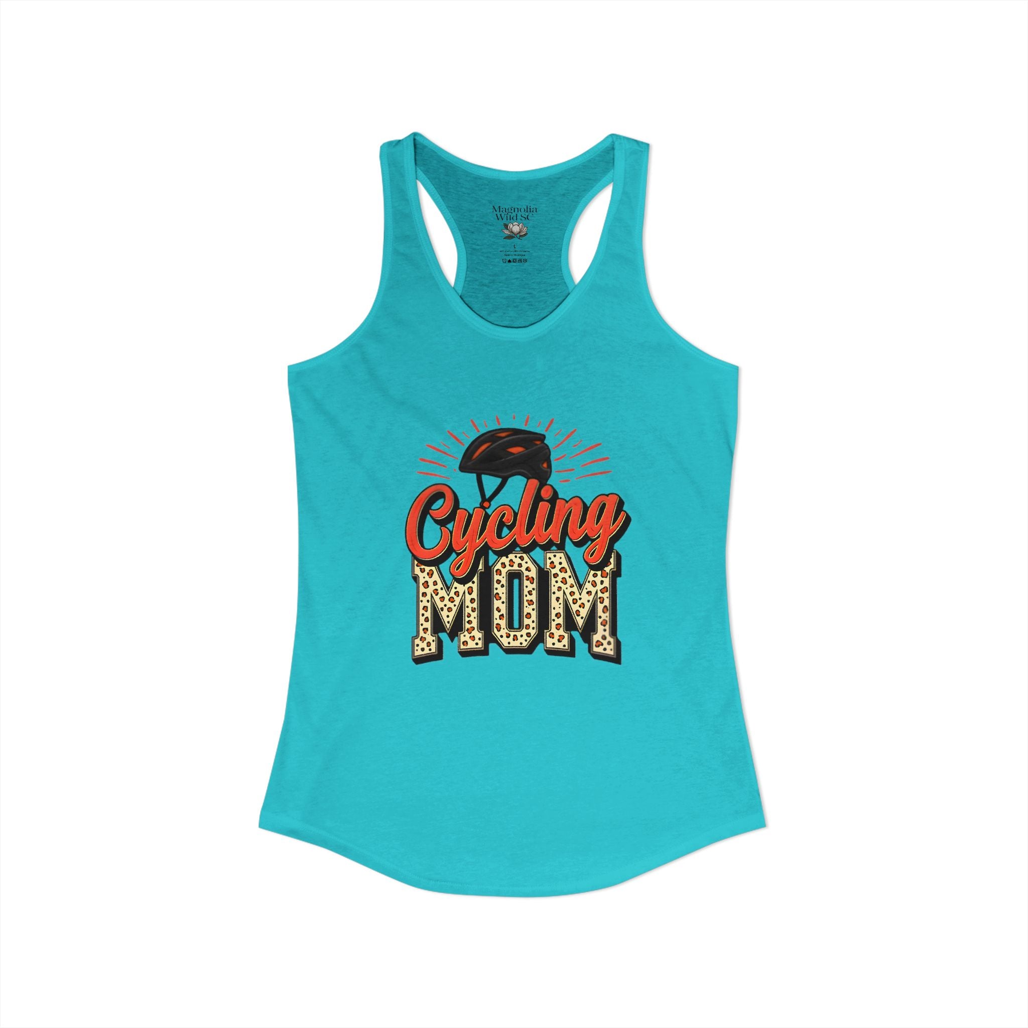 Personalized Cycling Mom Racerback Tank – Personalized Name & Number Option | Lightweight Women’s Cycling Tank TopCycling Racerback Tank - Magnolia Wild SC