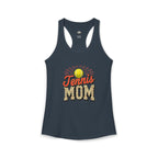 Mom Tennis Mom Racerback Tank – Personalized Name & Number Option | Lightweight Women’s Tennis Tank Top - Magnolia Wild SC