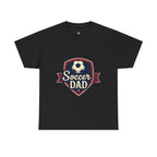 Retro Badge Style: The Vintage Soccer Dad Shield Tee