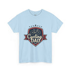 Retro Badge Style: The Vintage Cycling Dad Shield Tee - Magnolia Wild SC