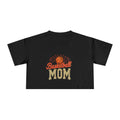 Basketball Mom Cheetah Print Women's Crop Tee - Magnolia Wild SC