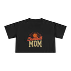 Basketball Mom Cheetah Print Women's Crop Tee - Magnolia Wild SC