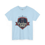 Retro Badge Style: The Vintage Wrestling Dad Shield Tee - Magnolia Wild SC