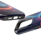 Neon Laser Hockey Puck Impact-Resistant Phone Case - Magnolia Wild SC