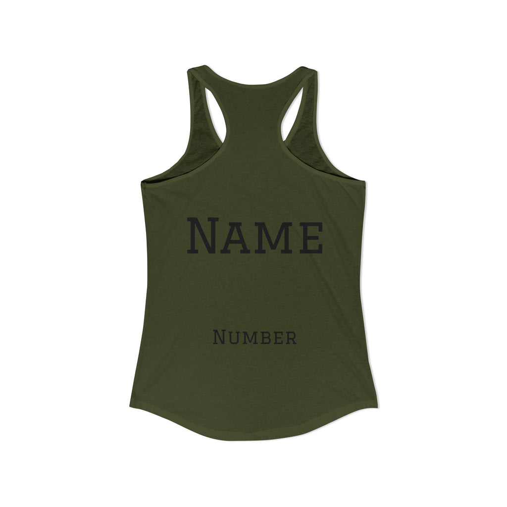 Mom Cross Country Mom Racerback Tank – Personalized Name & Number Option - Magnolia Wild SC