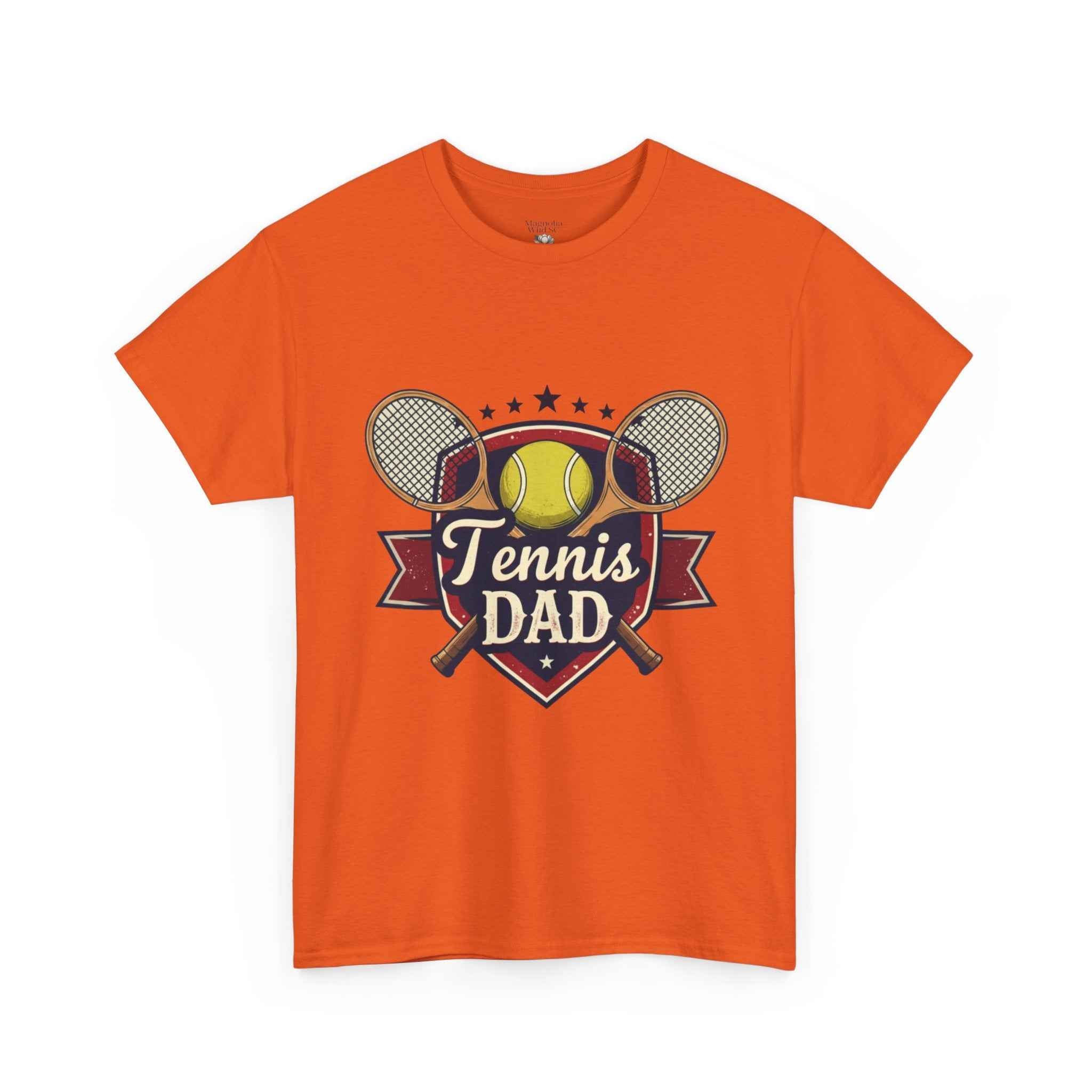 Retro Badge Style: The Vintage Tennis Dad Shield Tee