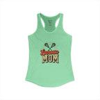 Lacrosse Mom Racerback Tank – Personalized Name & Number Option