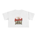 Baseball Mom Cheetah Print Women's Crop Tee - Magnolia Wild SC
