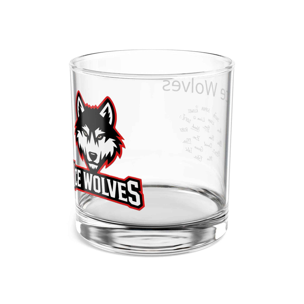Personalized Full-Color Whiskey Rocks Glass (10oz) – Custom Team Logo, Name & Message | Coach Gift, Father’s Day Gift, Sports Team Keepsake