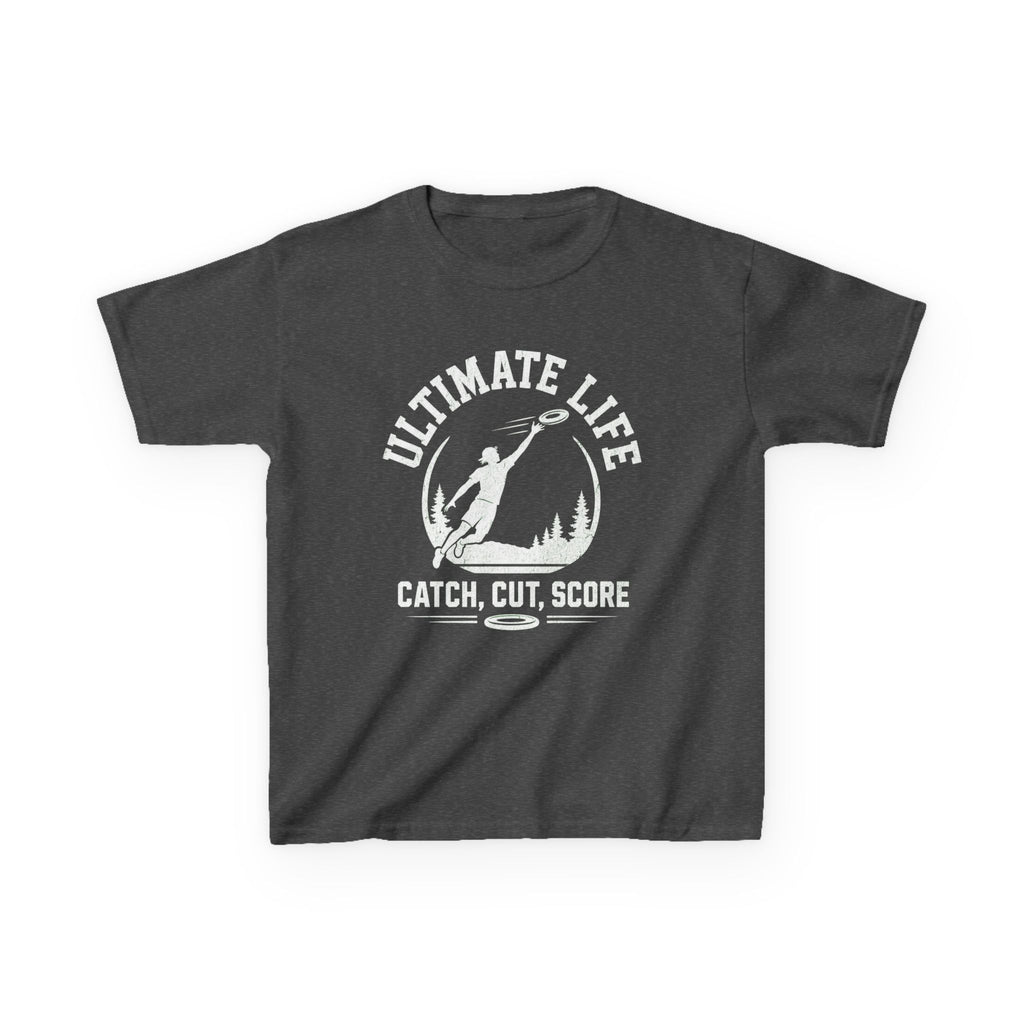 Ultimate Life Kids Tee — “Catch, Cut, Score” Ultimate Frisbee Youth Shirt - Magnolia Wild SC