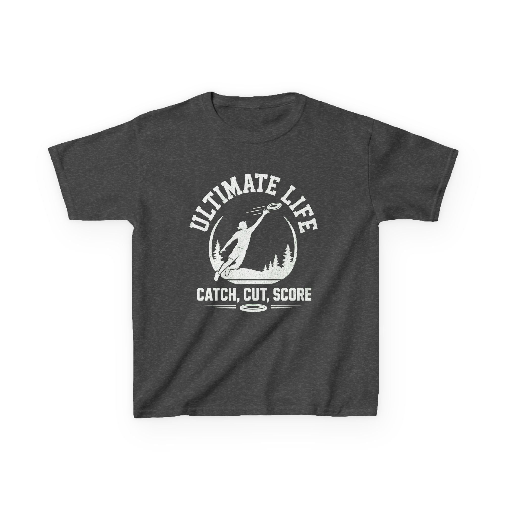 Ultimate Life Kids Tee — “Catch, Cut, Score” Ultimate Frisbee Youth Shirt - Magnolia Wild SC