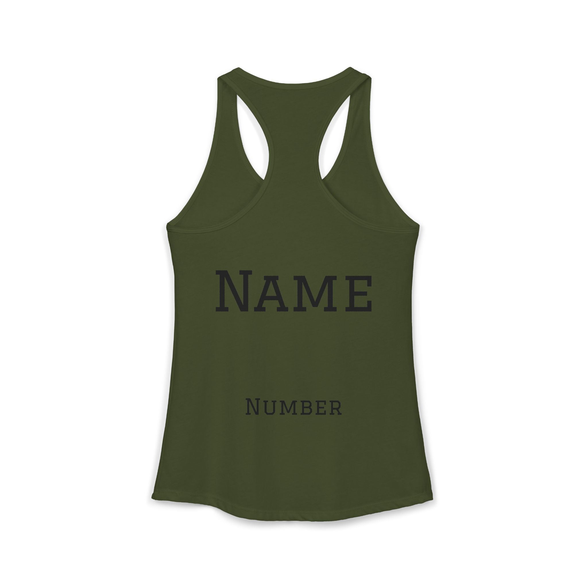 Mom Cross Country Mom Racerback Tank – Personalized Name & Number Option - Magnolia Wild SC