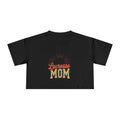 Lacrosse Mom Cheetah Print Women's Crop Tee - Magnolia Wild SC