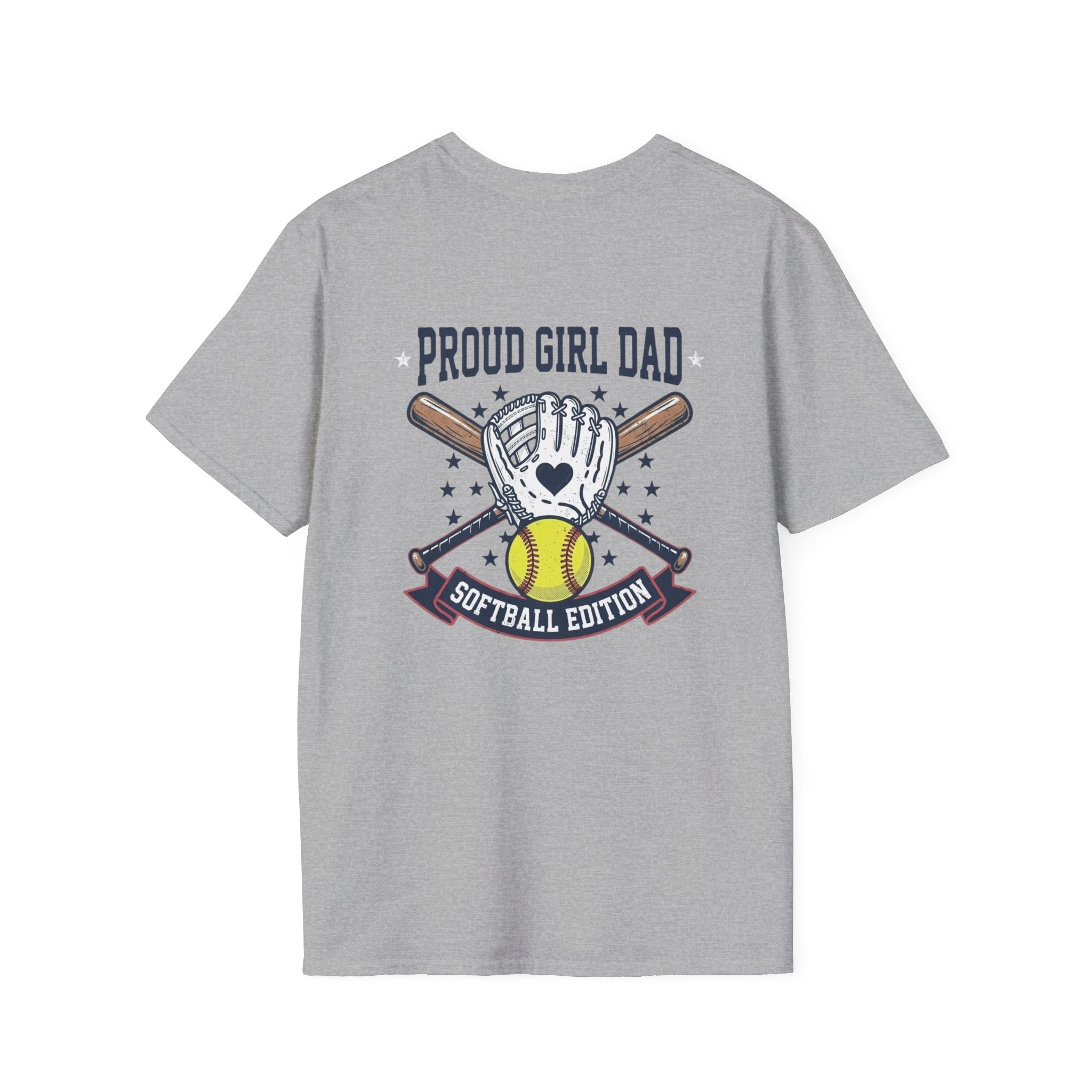 Proud Girl Dad Softball T-Shirt — Proud Dad of a Softball Player - Magnolia Wild SC