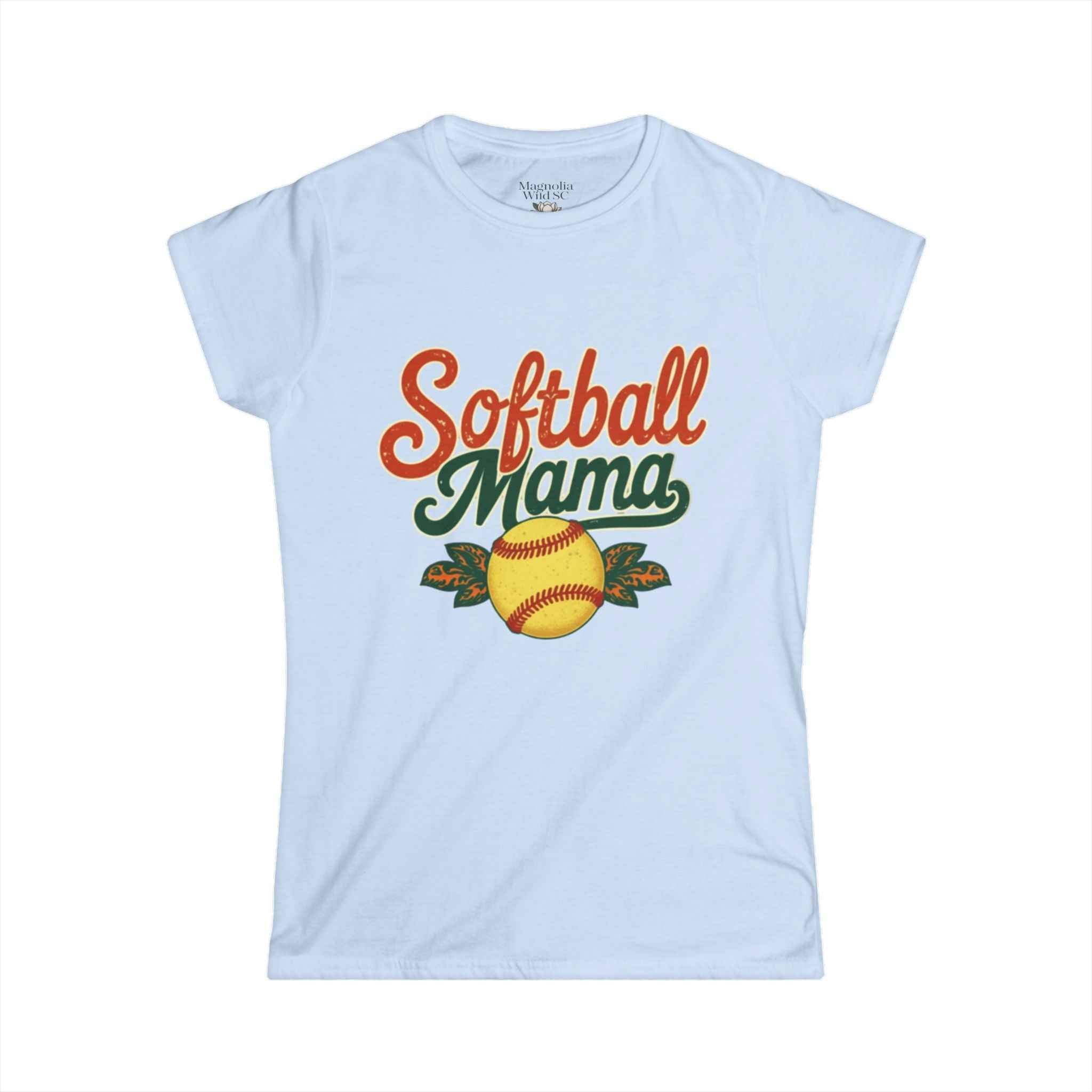 Retro Softball Mama Tee