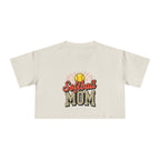 Softball Mom Cheetah Print Crop Tee for Women - Magnolia Wild SC