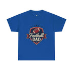 Retro Badge Style: The Vintage Football Dad Shield Tee
