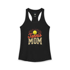 Mom Tennis Mom Racerback Tank – Personalized Name & Number Option | Lightweight Women’s Tennis Tank Top - Magnolia Wild SC