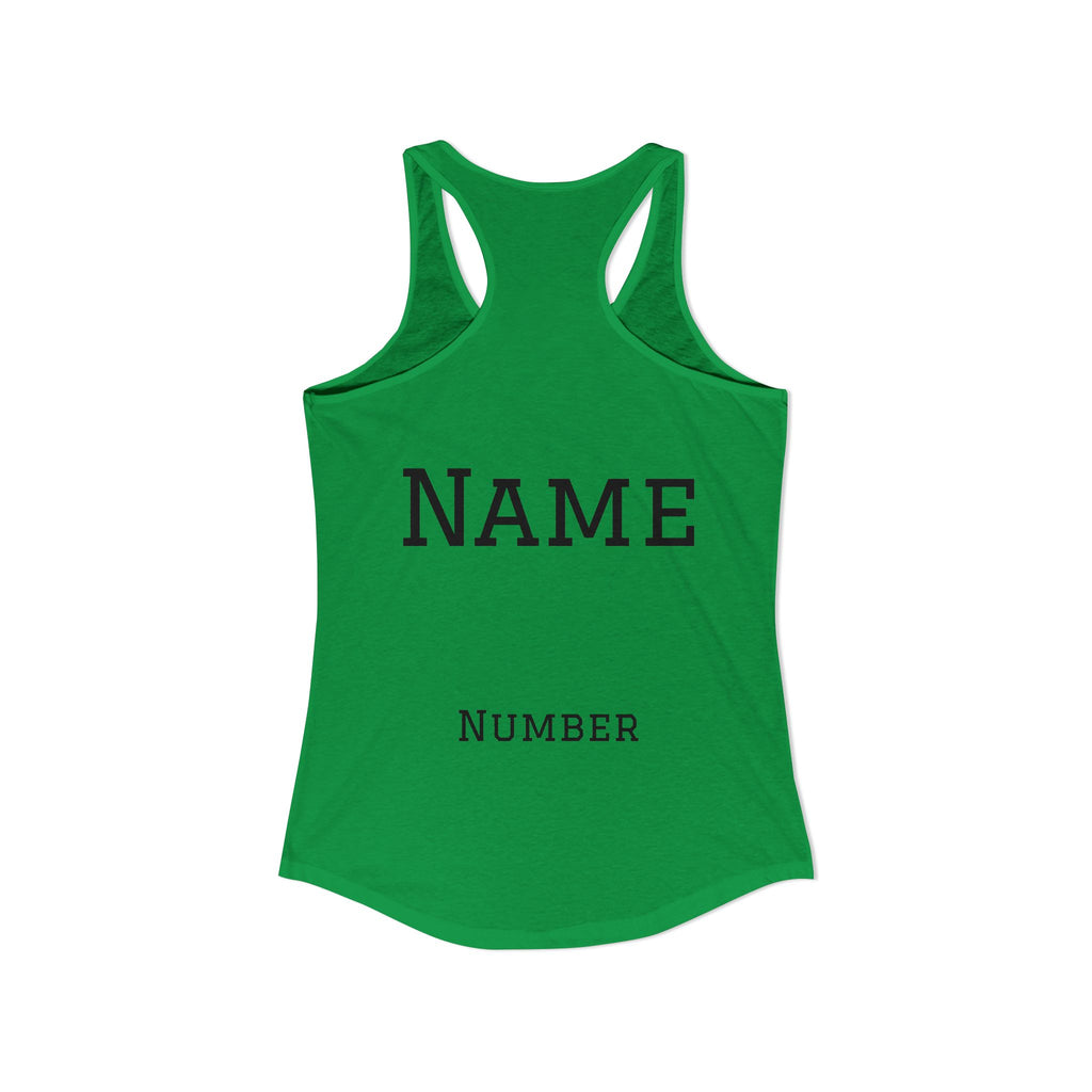 Volleyball Mom Racerback Tank – Personalized Name & Number Option | Lightweight Women’s Volleyball Tank Top - Magnolia Wild SC
