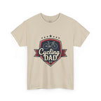 Retro Badge Style: The Vintage Cycling Dad Shield Tee - Magnolia Wild SC