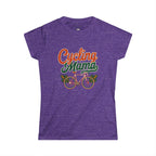 Retro Cycling Mama Tee - Magnolia Wild SC