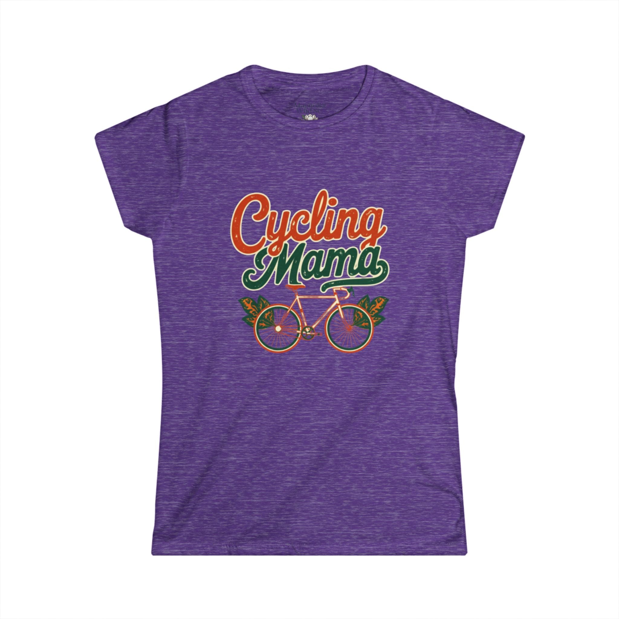 Retro Cycling Mama Tee - Magnolia Wild SC