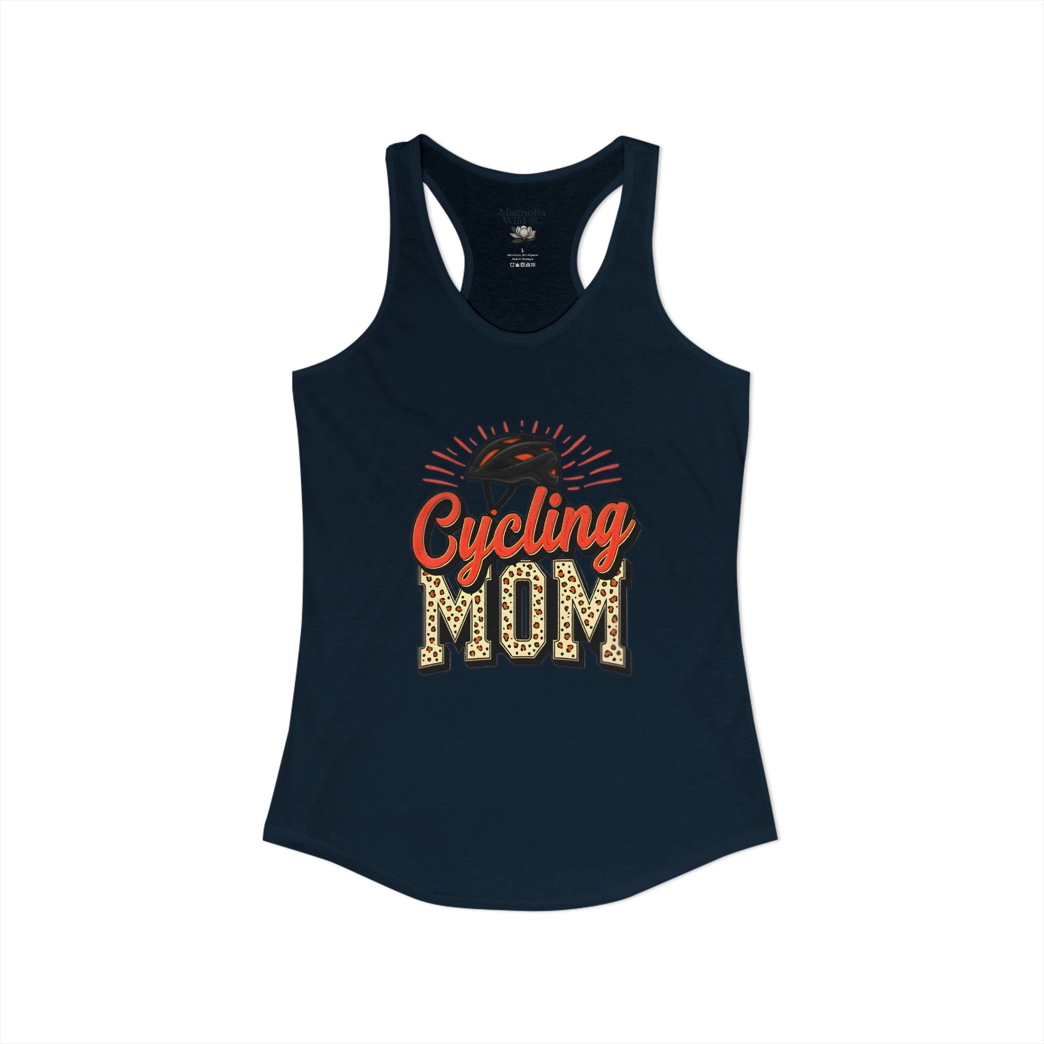 Personalized Cycling Mom Racerback Tank – Personalized Name & Number Option | Lightweight Women’s Cycling Tank TopCycling Racerback Tank - Magnolia Wild SC