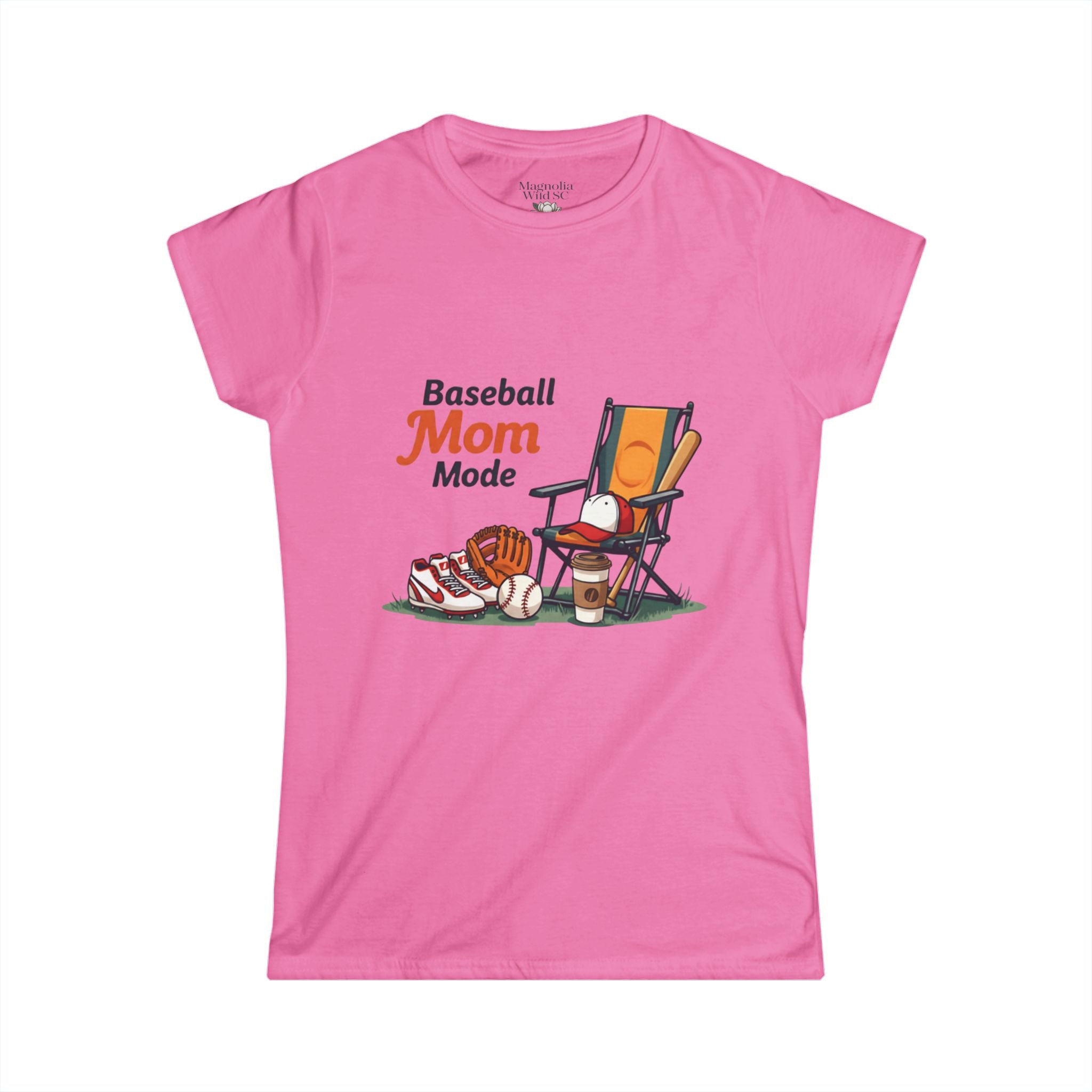 Baseball Mom Mode Tee - Magnolia Wild SC