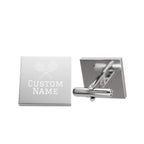Personalized Tennis Cufflinks — Custom Name Engraving - Magnolia Wild SC
