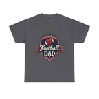 Retro Badge Style: The Vintage Football Dad Shield Tee