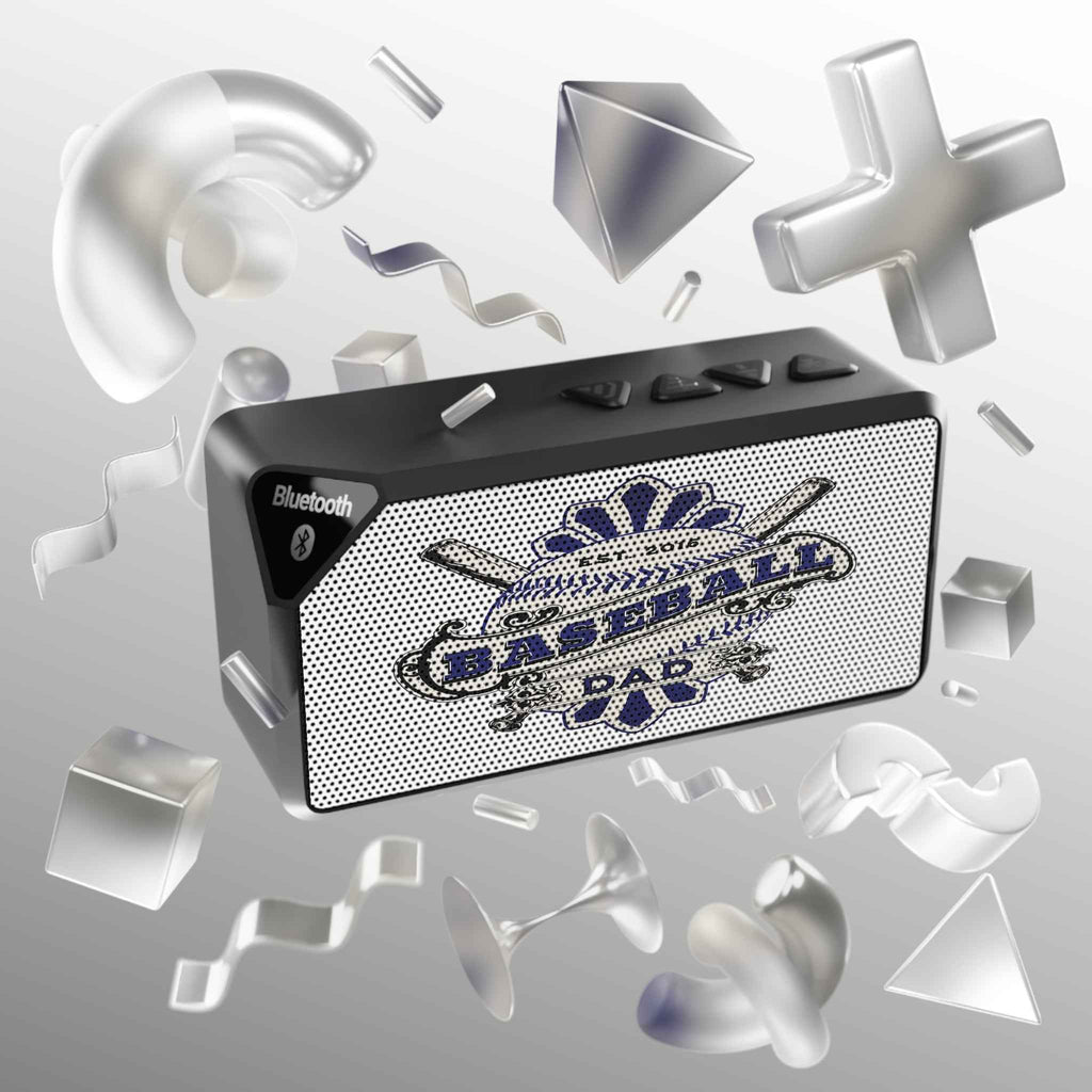 Retro 'Baseball Dad' Bluetooth Speaker — Personalized Year