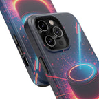 Neon Laser Hockey Puck Impact-Resistant Phone Case - Magnolia Wild SC