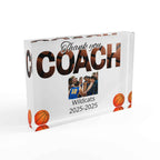 Thank You Coach Photo Block | Basketball